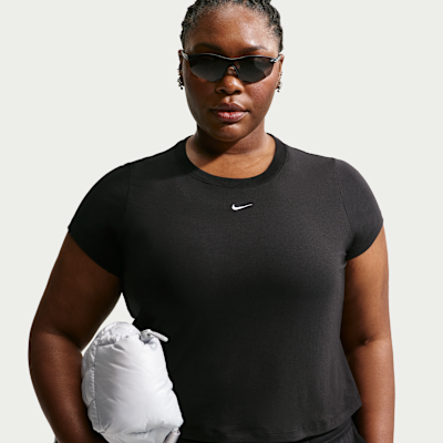 Nike Sportswear Chill Knit Women's Cropped T-Shirt (Plus Size